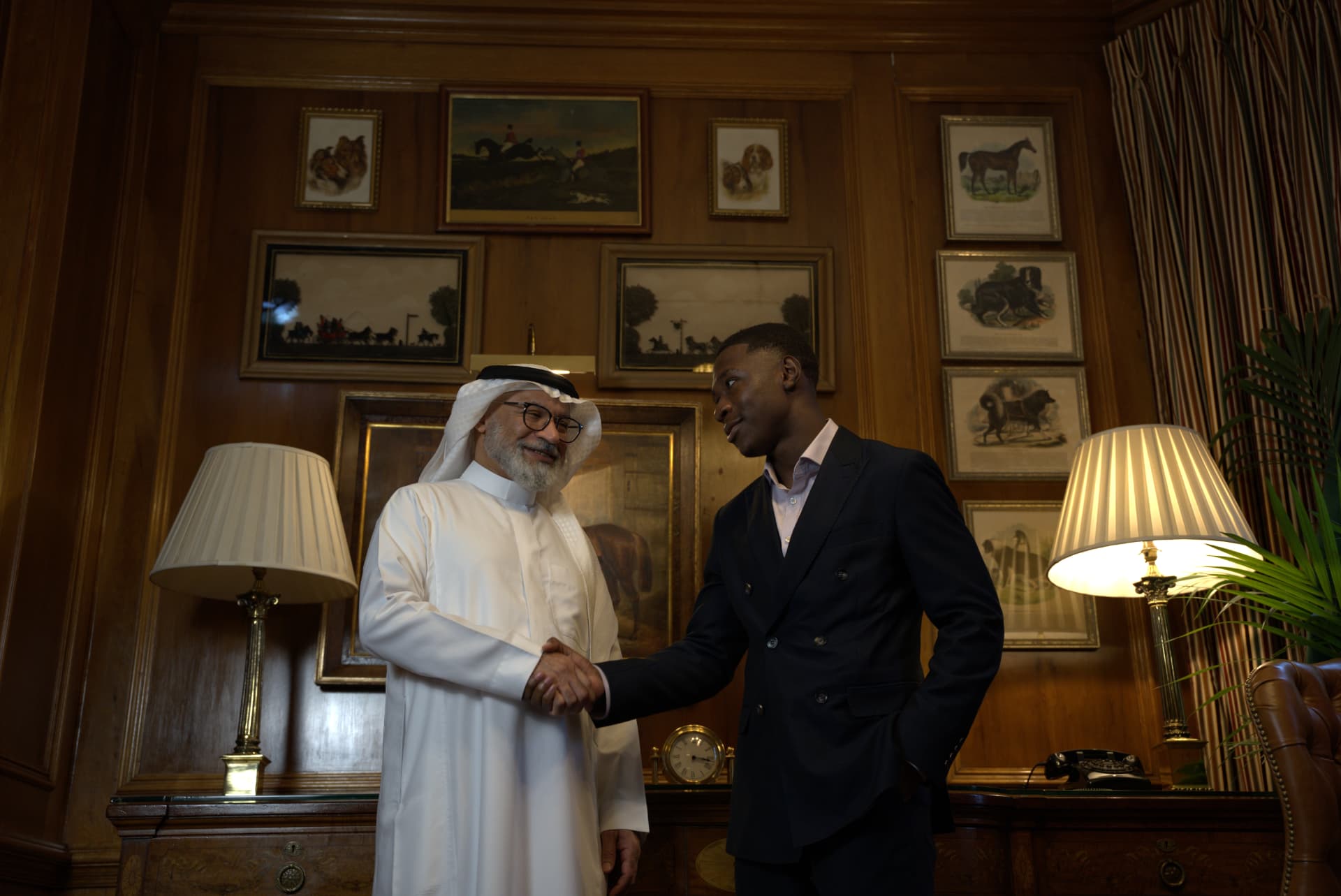 Terry Dwobeng with Hashim